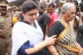 Actress Kushboo Pay Homage to MS Viswanathan Photos