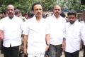 MK Stalin Pay Homage to MS Viswanathan Photos