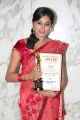 Actress Arundhati with All India Achievers Conference Award