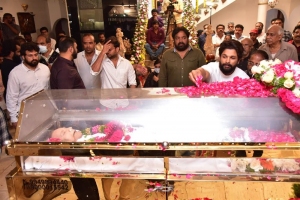 Allu Arjun pay homage to Krishna Photos