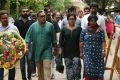 Nassar, Kovai Sarala Pay Last Respect to Cho Ramaswamy Stills