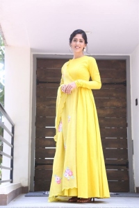 Actress Chandini Chowdary in Yellow Dress Photos