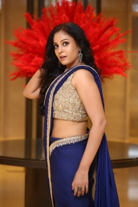 Ram Asur Actress Chandini Tamilarasan Saree Pics