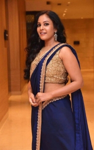 Actress Chandini Tamilarasan Saree Pics @ Ram Asur Pre-Release Event