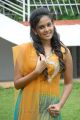 Beautiful Chandini in Yellow Dress at Kaali Charan Movie Launch