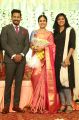 Actress Indhuja @ Chandini Tamilarasan Wedding Reception Stills