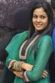 Telugu Actress Chandni Cute Photos in Green Dress