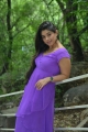 Actress Chandni Bhagwanani in Violet Dress Pics @ Andamaina Lokam Movie Opening