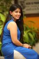 Actress Chandni Bhagwanani Blue Dress Images