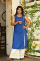 Actress Chandni Bhagwanani HD Images in Blue Dress