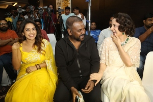 Mahima Nambiar, Raghava Lawrence, Kangana Ranaut @ Chandramukhi 2 Movie Press Meet Stills