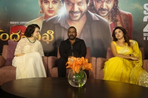 Kangana Ranaut, Raghava Lawrence, Mahima Nambiar @ Chandramukhi 2 Movie Press Meet Stills