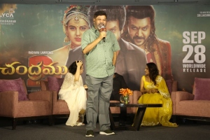 Director P Vasu @ Chandramukhi 2 Movie Press Meet Stills