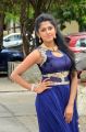 Telugu Actress Charishma Shreekar New Pics in Blue Dress