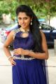 Telugu Actress Charishma Shreekar in Blue Dress Pics