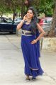 Telugu Actress Charishma Shreekar in Blue Dress Pics