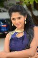 Telugu Actress Charishma Shreekar New Pics in Blue Dress