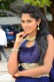 Telugu Actress Charishma Shreekar in Blue Dress Pics