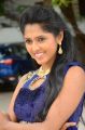 Telugu Actress Charishma Shreekar New Pics in Blue Dress