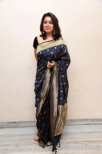 Actress Charmi Kaur in Saree Latest Photos @ Puri Jagannadh Birthday Celebrations