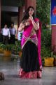 Actress Charmi Cute Photos in Pink Saree @ Saradaga Ammaitho