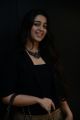 Charmme posing in black at Gulf Andhra Music Awards (GAMA) Press Meet