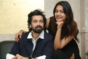 Indhra Ram, Payal Radhakrishna @ Chaurya Paatam Movie Teaser Launch Stills