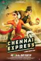 Deepika Padukone, Shahrukh Khan in Chennai Express Movie Release Posters