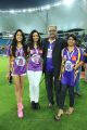 Boney kapoor, Sridevi Daughter Jhanvi, Khushi at Chennai Rhinos vs Mumbai Heroes Match Dubai
