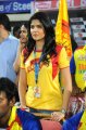 Deeksha Seth @ Chennai Rhinos vs Telugu Warriors Match Stills