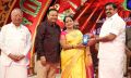 Ishari Ganesh, Saroja Devi, EPS @ Chennaiyil Thiruvaiyaru 2018 Inauguration Stills