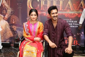 Rashmika Mandanna, Vicky Kaushal @ Chhaava Movie Press Meet Stills