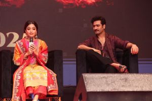 Rashmika Mandanna, Vicky Kaushal @ Chhaava Movie Press Meet Stills