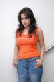 Telugu Heroine Chinmayi Ghatrazu Hot Stills in Orange Top