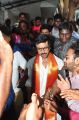 Ram Charan @ Chiranjeevi Birthday Celebrations 2016 at Filmnagar Temple Photos