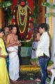 Allu Sirish @ Chiranjeevi Birthday Celebrations 2016 at Filmnagar Temple Photos