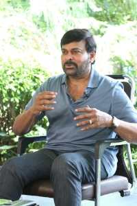 GodFather Movie Actor Chiranjeevi Interview Photos