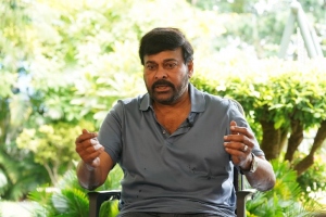 GodFather Movie Hero Chiranjeevi Interview Photos