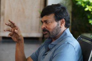 GodFather Movie Actor Chiranjeevi Interview Photos