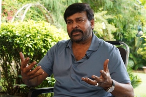 Actor Chiranjeevi New Photos @ GodFather Movie Interview