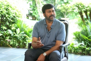 Actor Chiranjeevi New Photos @ GodFather Movie Interview