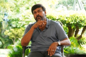 Megastar Chiranjeevi New Photos @ GodFather Movie Interview