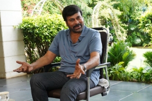 Megastar Chiranjeevi New Photos @ GodFather Movie Interview