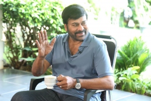 GodFather Movie Hero Chiranjeevi Interview Photos