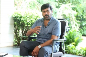 GodFather Movie Hero Chiranjeevi Interview Photos