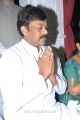 Minister Chiranjeevi visits Film Nagar Temple, Hyderabad