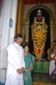 Minister Chiranjeevi visits Film Nagar Temple, Hyderabad