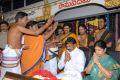 Minister Chiranjeevi visits Film Nagar Temple, Hyderabad