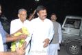 Minister Chiranjeevi visits Hyderabad Film Nagar Temple Stills