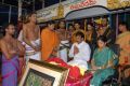 Chiranjeevi & Surekha at Filmnagar Temple Photos